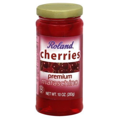 Roland Premium Red Maraschino Cherries